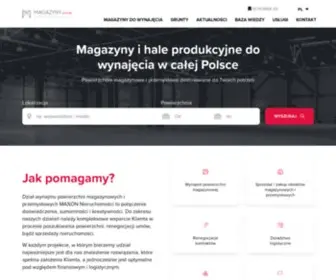 Magazyny.online(Posiadamy największą bazę magazynów i powierzchni magazynowych do wynajęcia) Screenshot