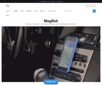 Magbak.com(Magnetic Phone Accessories) Screenshot