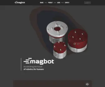 Magbot.kr(A new standard of robot automatic tool changer) Screenshot