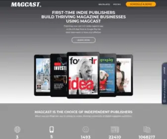 Magcast.co(Launch your digital magazine app with MagCast. Discover how easy self) Screenshot