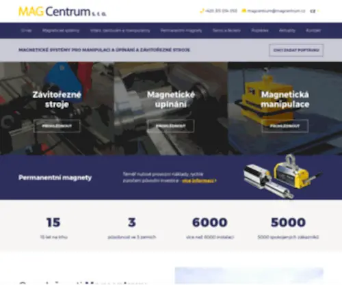 Magcentrum.cz(Magcentrum) Screenshot