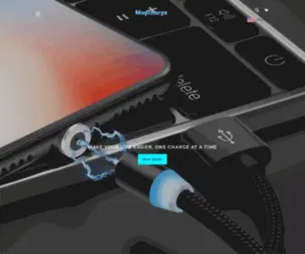 Magchargecableco.com(Magcharge Magnetic Charging Cables) Screenshot