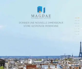 Magdae.com(Gestion de patrimoine) Screenshot