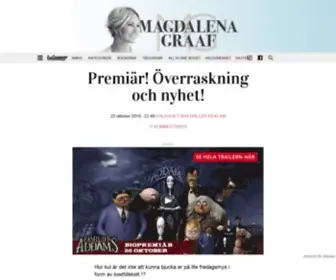 Magdalenagraaf.se(Magdalena Graafs blogg) Screenshot