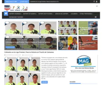 Magdeportes.com(Agencia Informativa de Deportes) Screenshot