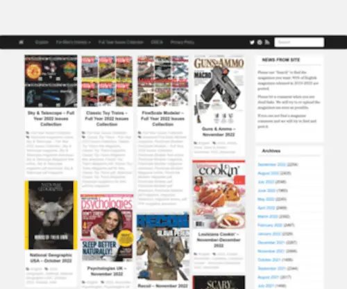 Magdownload.org(Free PDF Magazine download) Screenshot