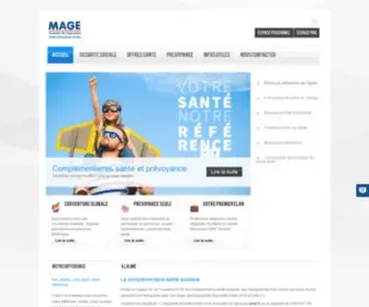 Mage.fr(Mutuelle et prévoyance de l'éducation) Screenshot