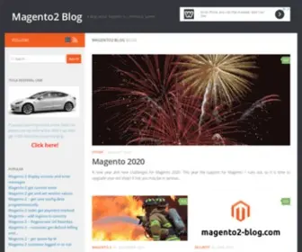 Mage2-Blog.com(Magento2 Blog) Screenshot