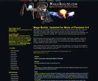 Magebuilds.com(Mage Builds (5.4)) Screenshot