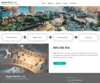 Magedsherif.com(Member of Nexia International) Screenshot