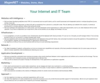 Mageenet.biz(MageeNET Your Internet and IT Team) Screenshot