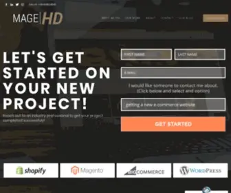 MageHD.com(Professional web design and development) Screenshot