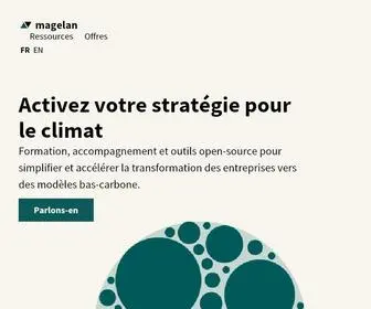 Magelan.tech(Stratégie climat pour entreprises & startups tech) Screenshot