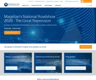 Magellangroup.com.au(Magellan financial group) Screenshot
