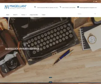 Magellaninvestigations.com(Magellan Investigations) Screenshot