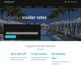 Magellanluxuryhotels.com(Luxury Hotels) Screenshot