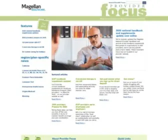 Magellanproviderfocus.com(Provider Focus) Screenshot