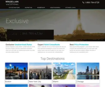 Magellanvacations.com(Magellan Vacations) Screenshot