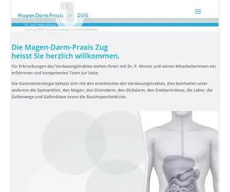 Magendarmpraxis-Zug.ch(Dr. Pablo Munoz) Screenshot