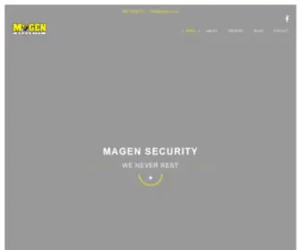 Magensecurity.co.za(Magen Security) Screenshot