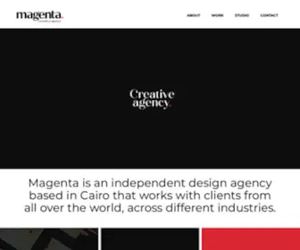 Magentaeg.com(Magenta Creative Agency) Screenshot