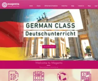 Magentalanguage.com(Magenta Language) Screenshot