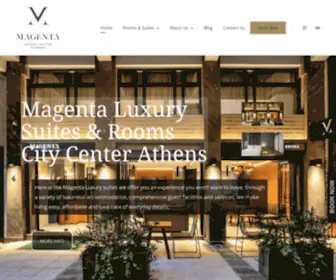 Magentaluxurysuites.com(Book your suite now at Magenta Luxury Suites which) Screenshot