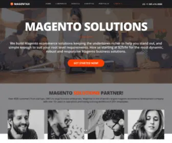 Magentax.com(Magento Development) Screenshot
