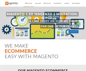 Magentity.com(Magento Development & Ecommerce Web Maintenance) Screenshot