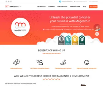 Magento360.com(Hire Certified Magento 2 Developers at Magento360) Screenshot