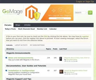 Magentoforum.com(ForumsMagento Forum) Screenshot