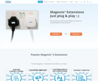Magentopowered.com(Plugin Company) Screenshot