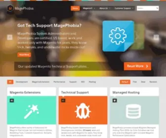 Magephobia.com(MagePhobia offers Comprehensive Magento Services inc) Screenshot