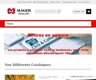 Mager.fr(Raboni : Négoce de Matériaux de Construction et Rénovation) Screenshot