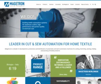 Magetron.com(Textile innovation) Screenshot