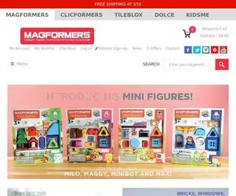 Magformers.com(Magformers Magnetic Toys) Screenshot