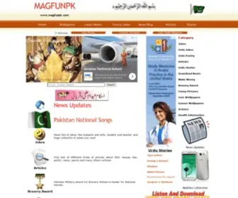 Magfunpk.com(Fun Magazine) Screenshot