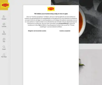 Maggi.nl(Recepten, producten en inspiratie) Screenshot