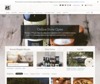 Maggiebeer.com.au(Recipes, Gourmet Foods & Hampers) Screenshot