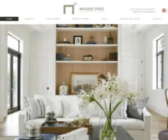 Maggiecruzdesign.com(Luxury Interior Design) Screenshot