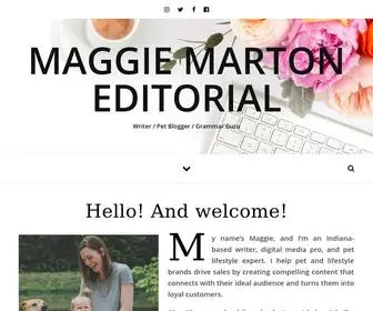 Maggiemarton.com(Maggie Marton Editorial) Screenshot