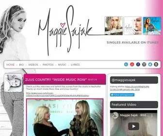 Maggiesajak.com(Maggie Sajak) Screenshot