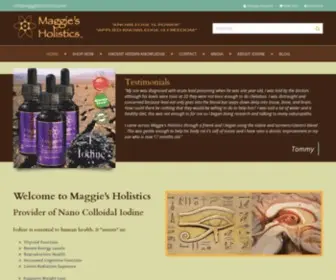Maggiesholisticsny.com(Nano Colloidal Iodine) Screenshot