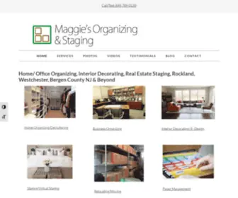 Maggiesorganizing.com(Home/ Office Organizing) Screenshot