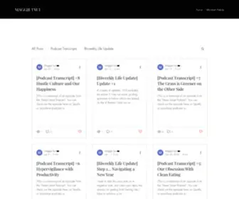 Maggietsui.com(The life savvy blog) Screenshot