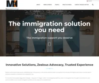 Maggio-Kattar.com(Maggio Kattar Immigration Law) Screenshot