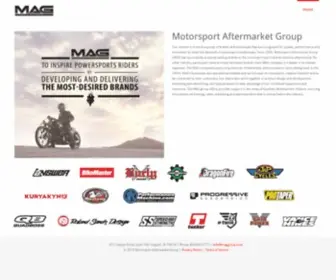 Maggroup.com(Motorsport Aftermarket Group) Screenshot