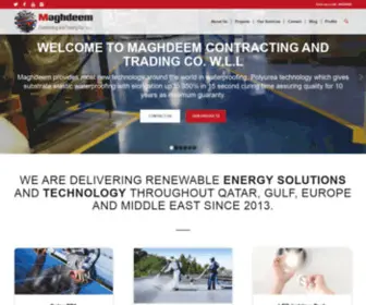 Maghdeem.net(Best Waterproofing and Eurofix Company In Qatar) Screenshot