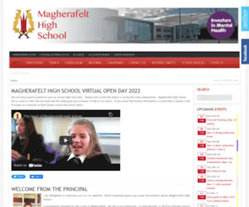 Magherafelthigh.org(Magherafelt High School) Screenshot