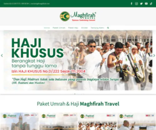 Maghfirah.com(Travel Umroh dan Haji Maghfirah) Screenshot